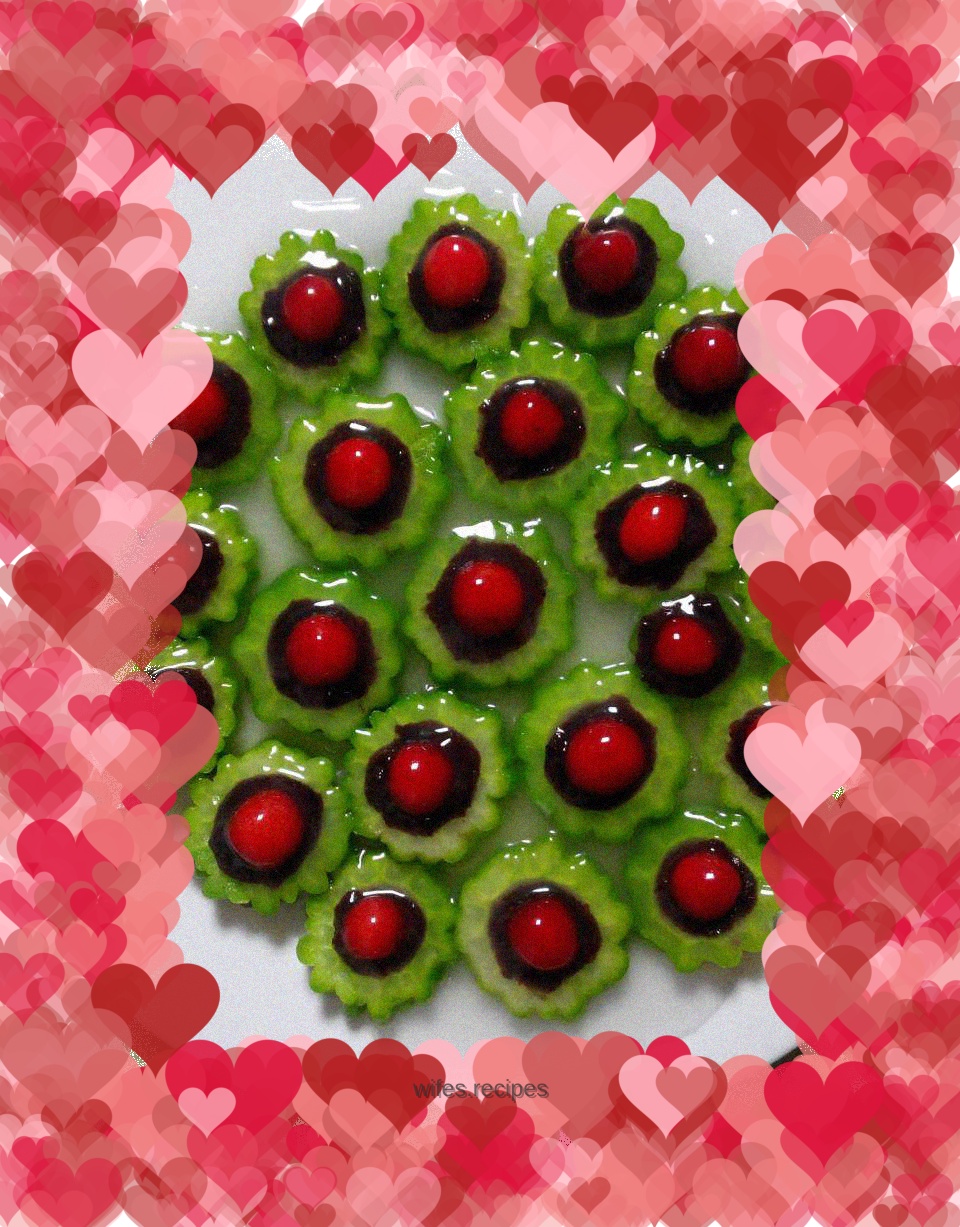 Bitter Melon Stuffed Bean Paste