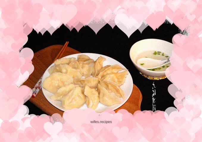 Cabbage and egg dumplings