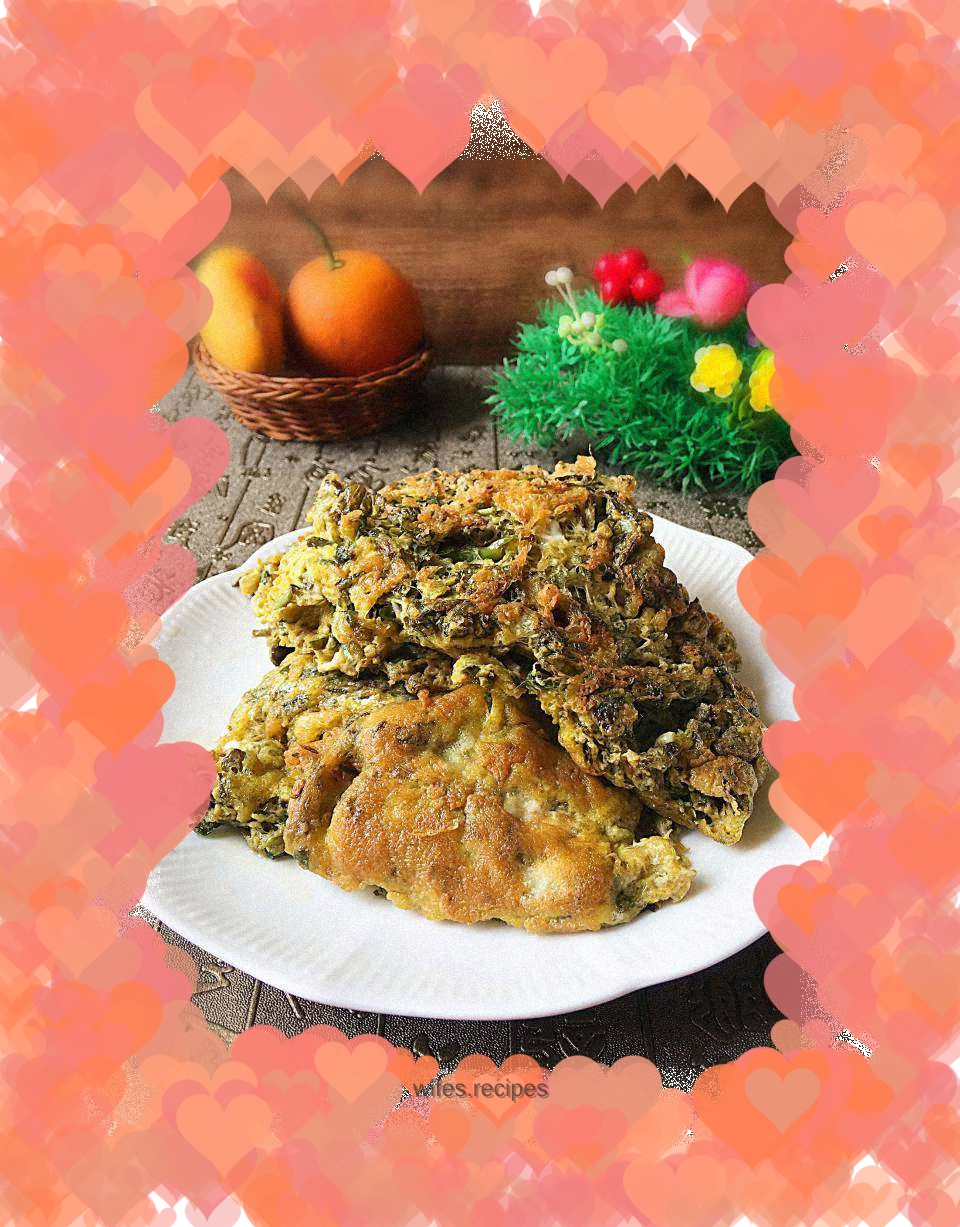 Fried Chinese Toon with Goose Egg