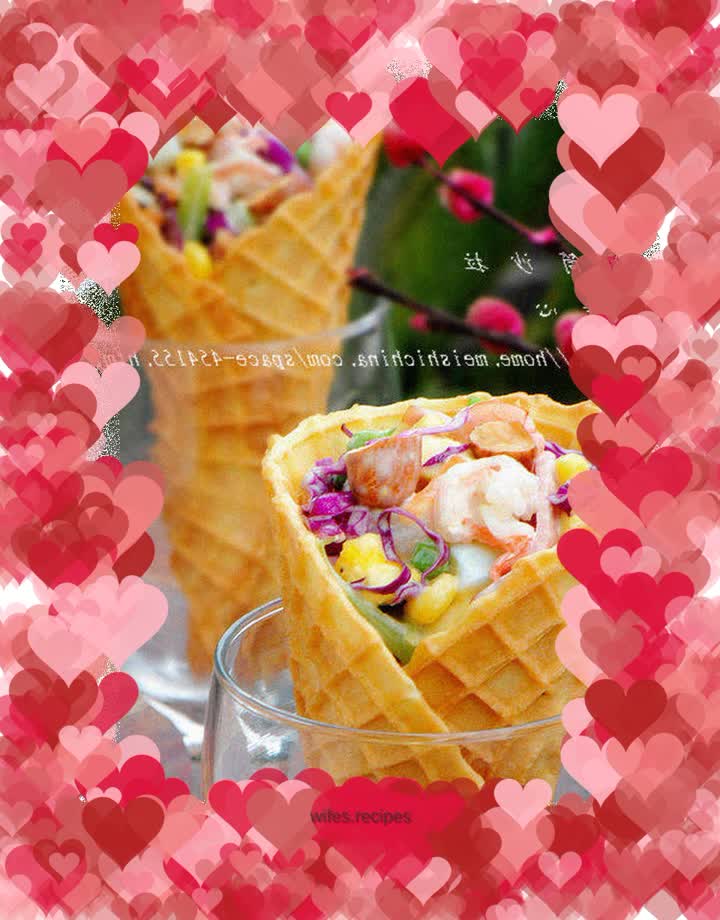 【Cone Salad】---A highly recommended private delicacy