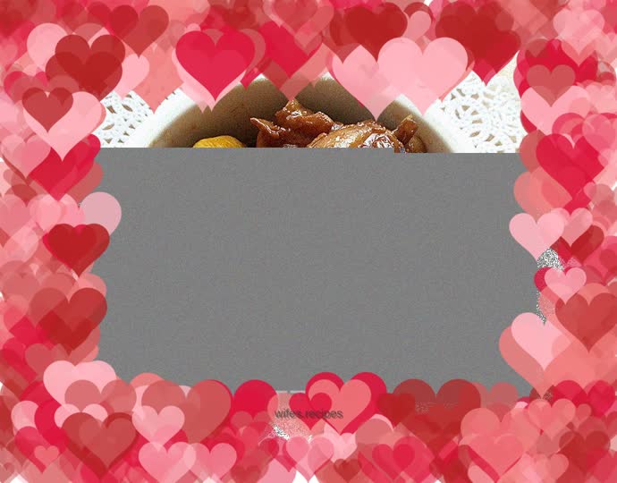 Homemade chestnut roasted chicken