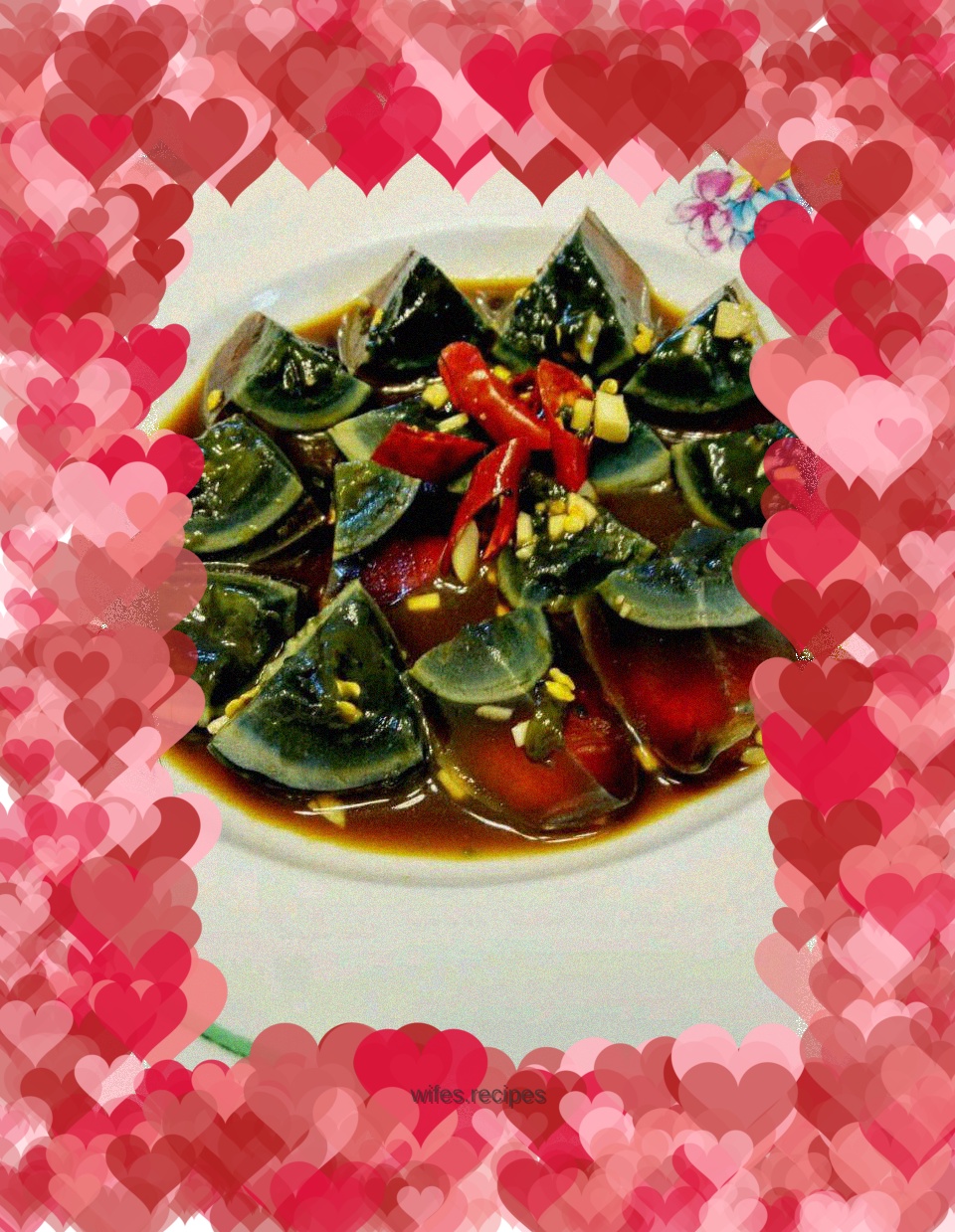 Spicy Pepper Preserved Egg