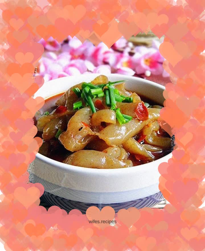 Braised konjac with pickled pepper