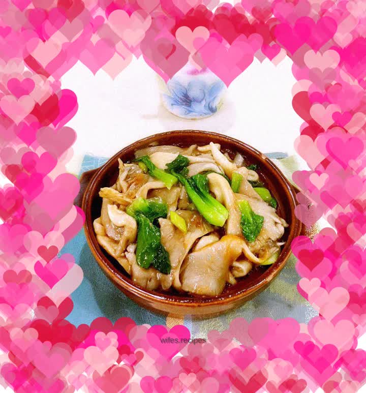 Grilled Mushroom Choy Sum