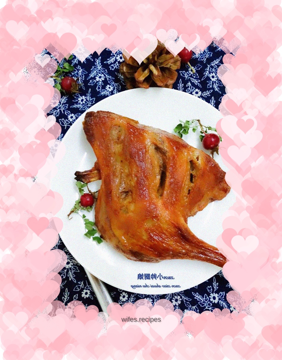 Orleans roast duck leg