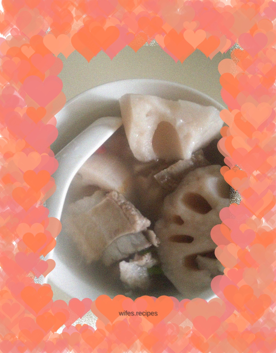 Lotus Root Pork Ribs Soup