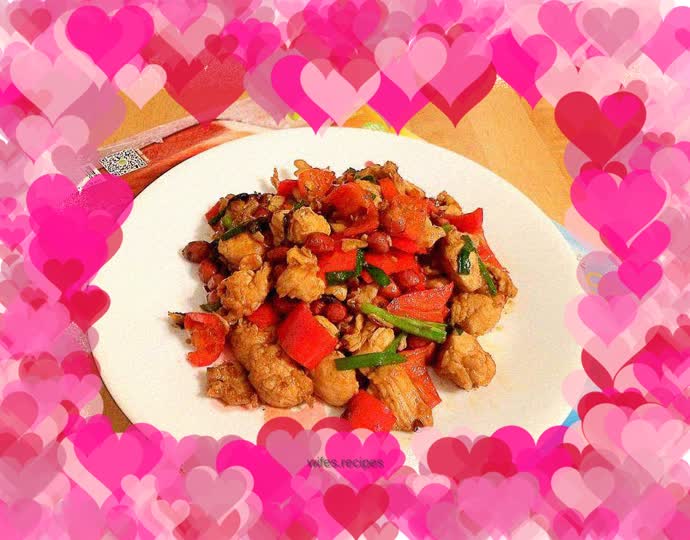 Chives, Peanuts and Popped Chicken