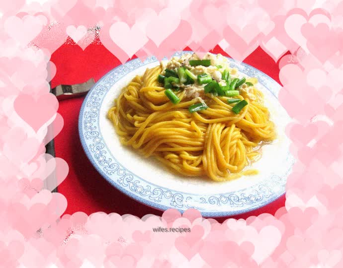 Carrot and Squid Noodle Soup