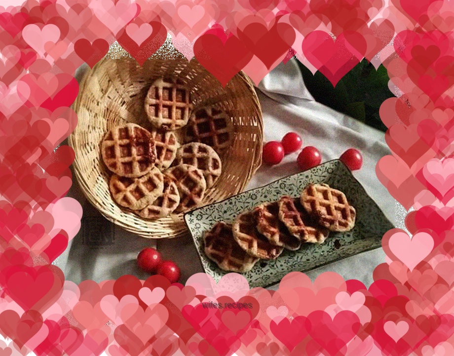 Brown sugar bean dregs waffles