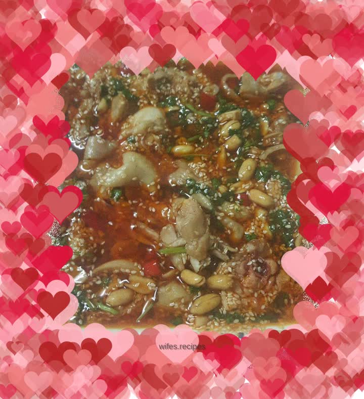 Saliva chicken slightly spicy