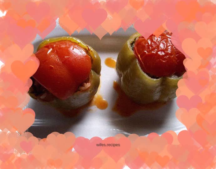 Turkish Style Stuffed Green Peppers