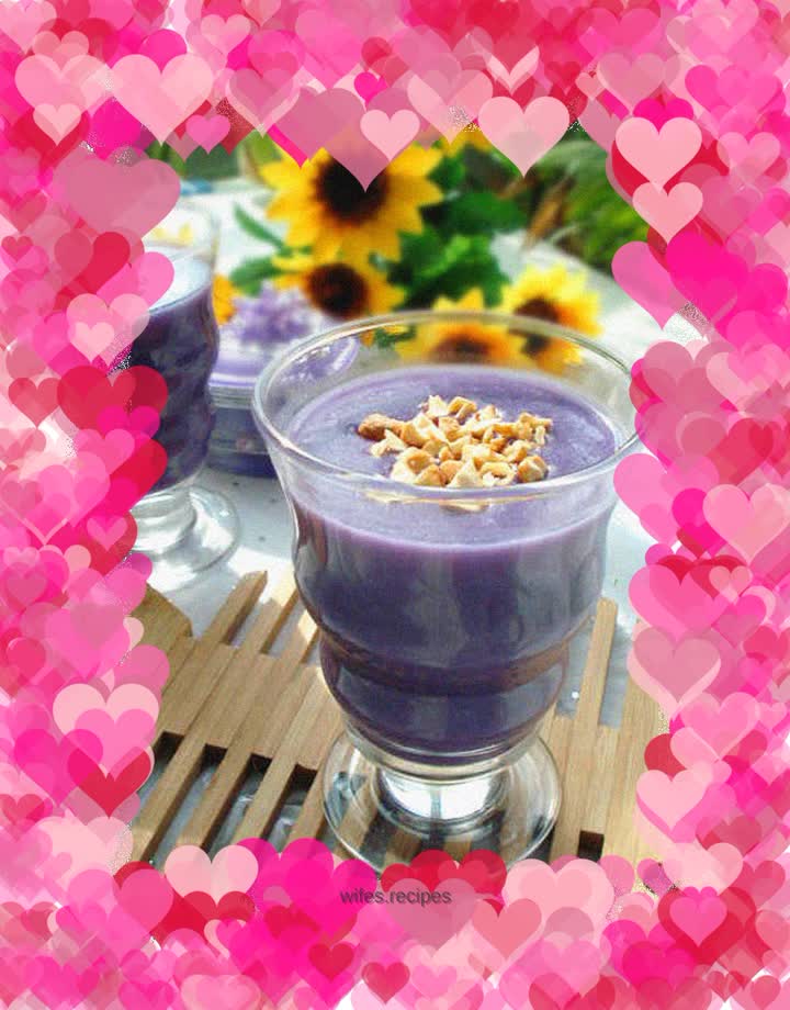 Purple sweet potato rice cereal