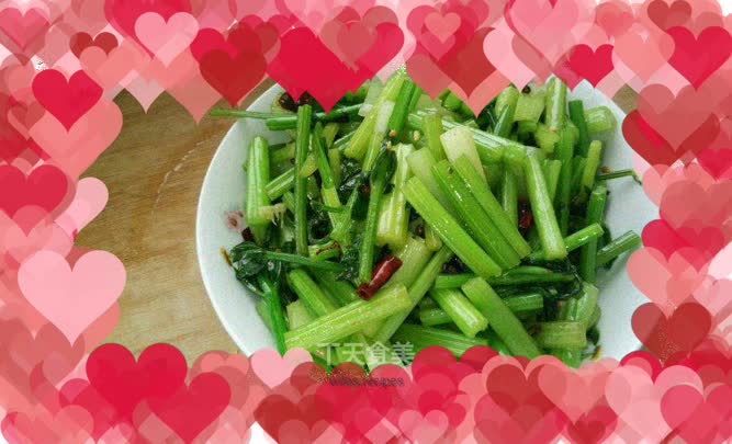 Stir-fried celery