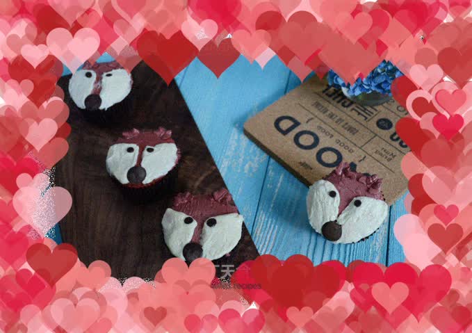 Cute little fox cupcakes