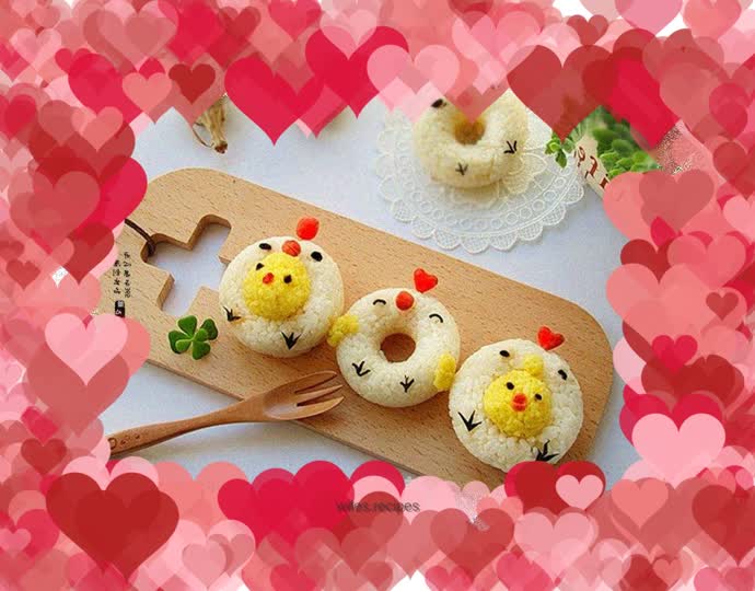 How to make chicken rice balls