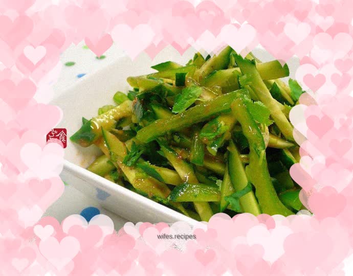 Tang style green salad ★ Cucumber shreds 3