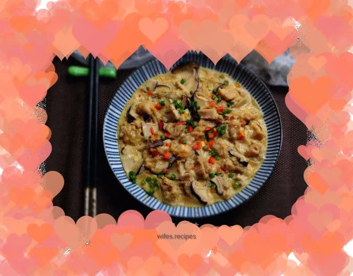 Steamed Chicken with Mushrooms