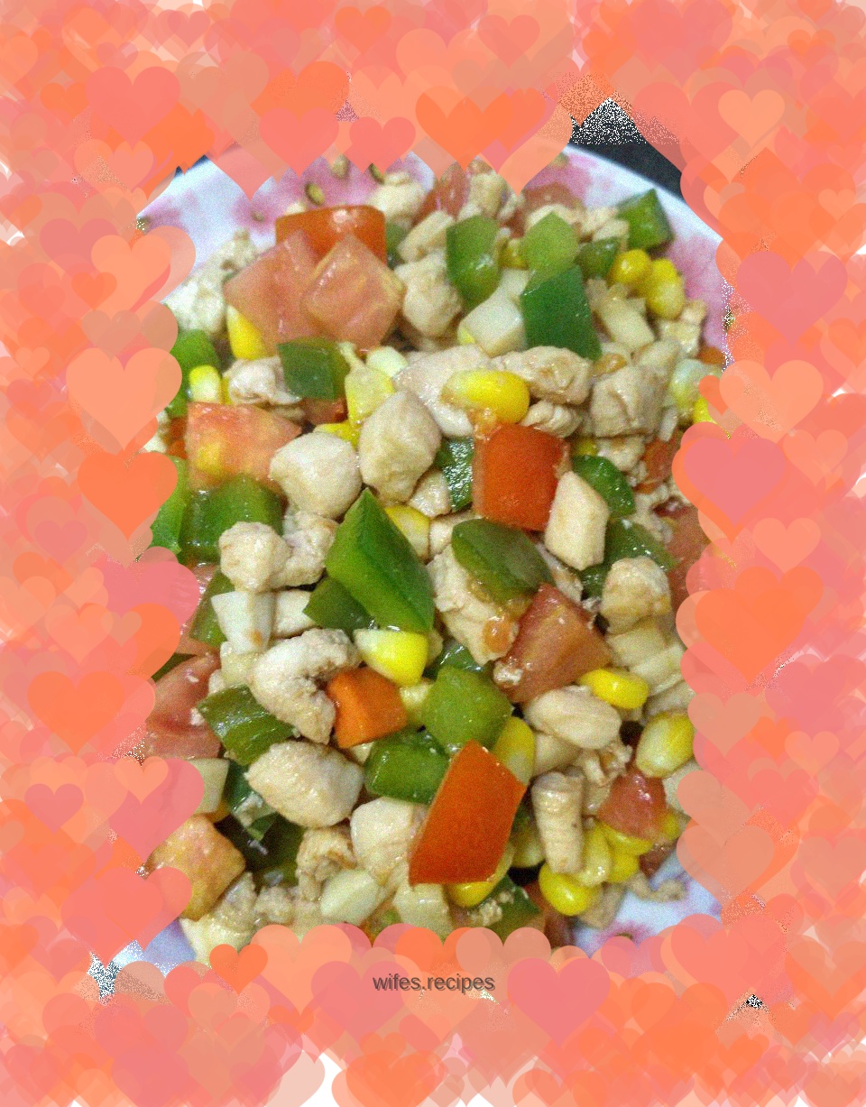 Chicken Breast with Rice Grains