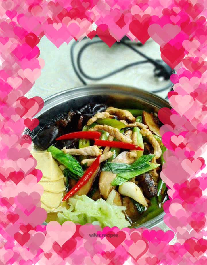 Thousand sheets of cabbage stewed