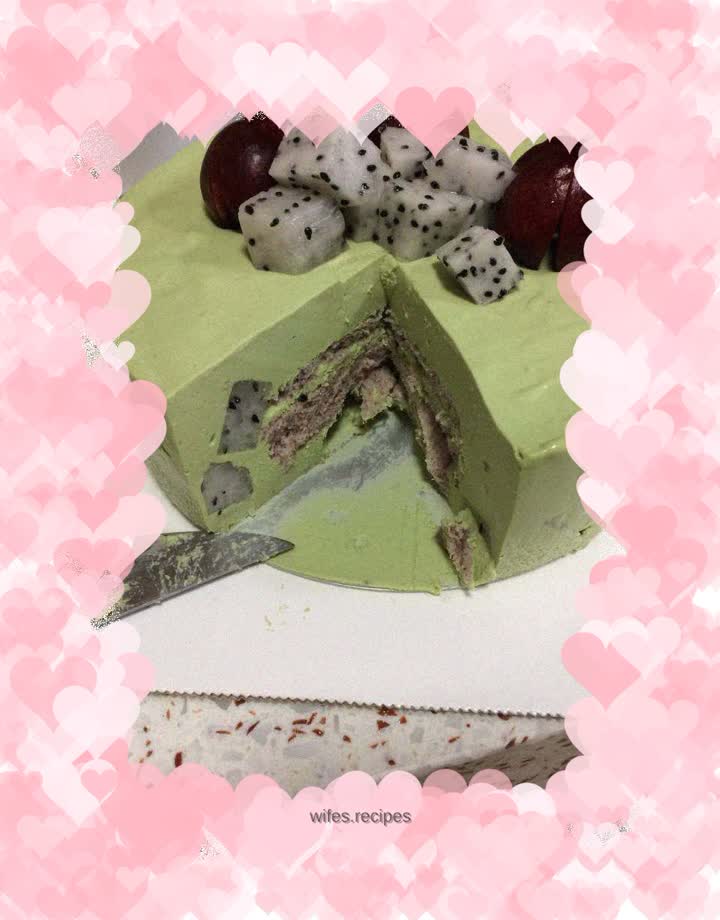 Matcha yogurt mousse