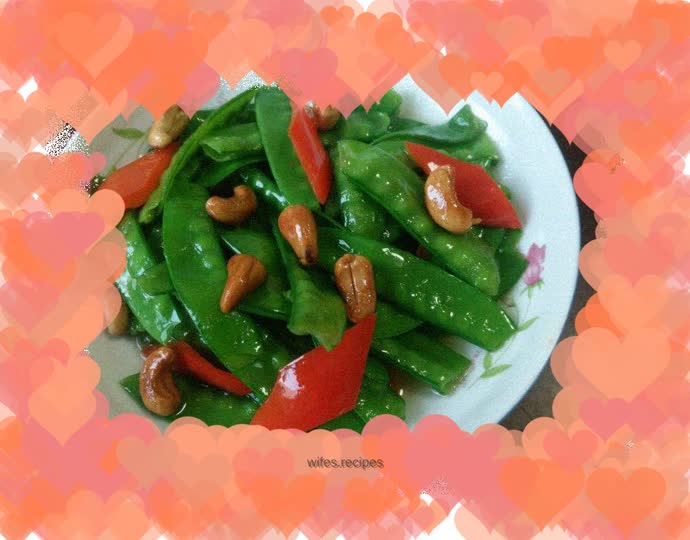 Stir-fried Snow Peas and Cashews