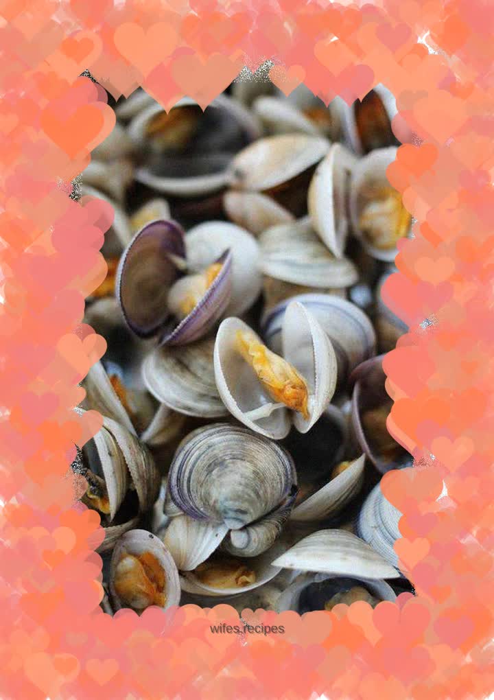 Original flavor---Tinfoil-baked green clams