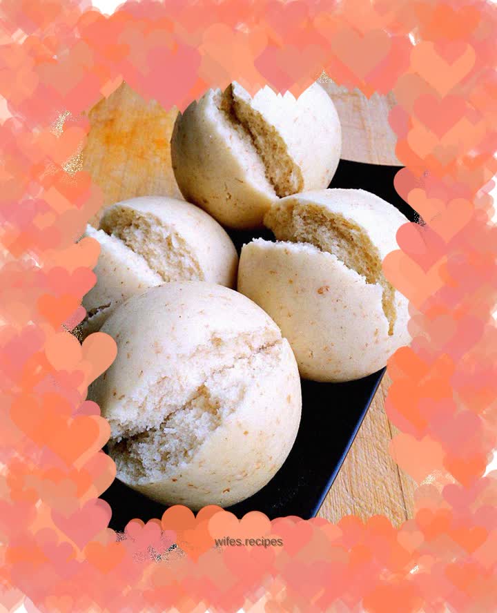 Whole grain steamed buns