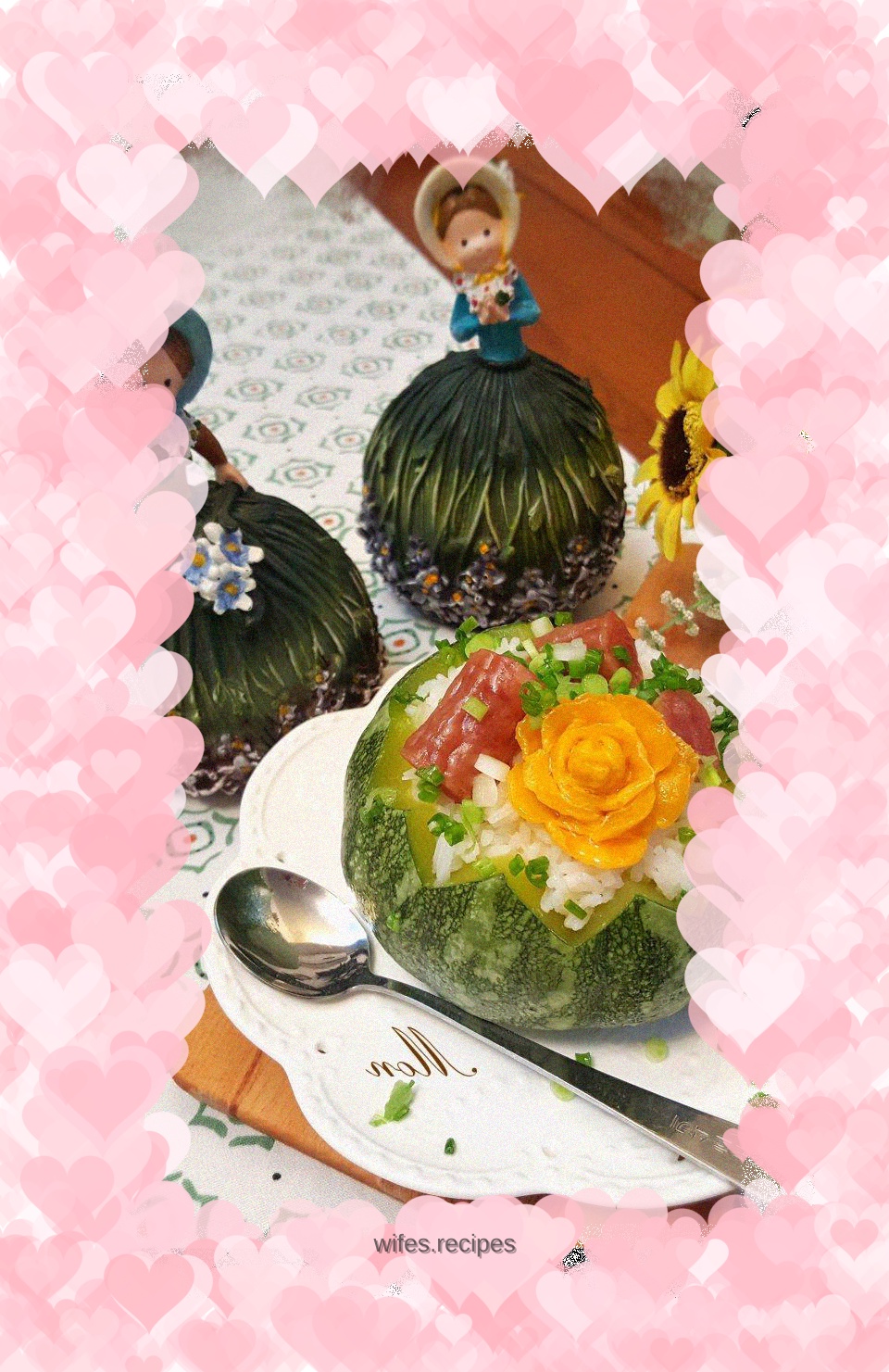 Pumpkin Cup Cured Rice