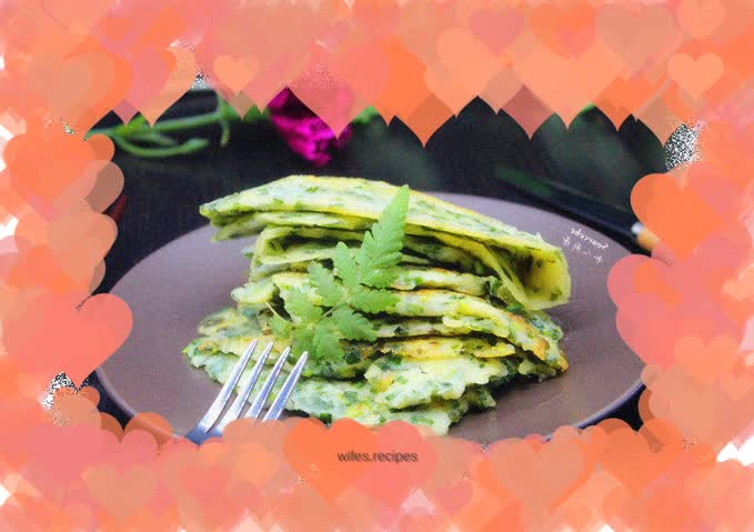 Chive pancake