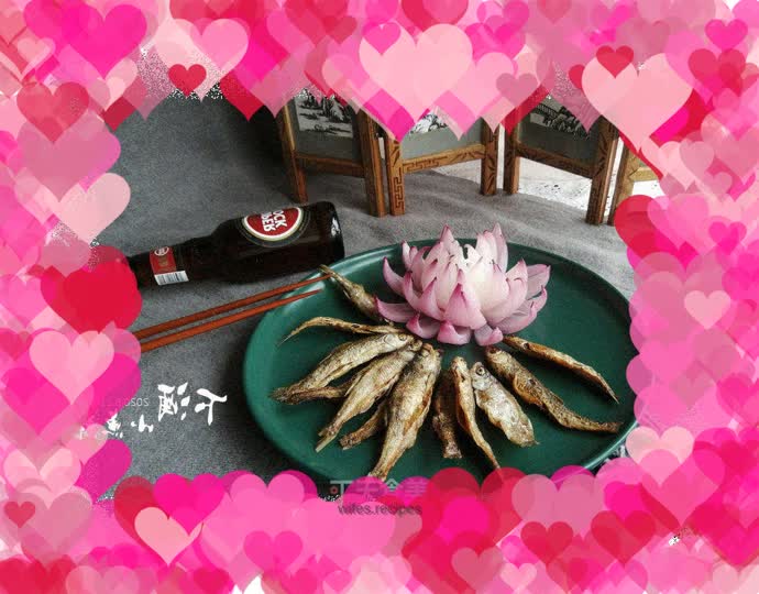 Dried fish to go with wine