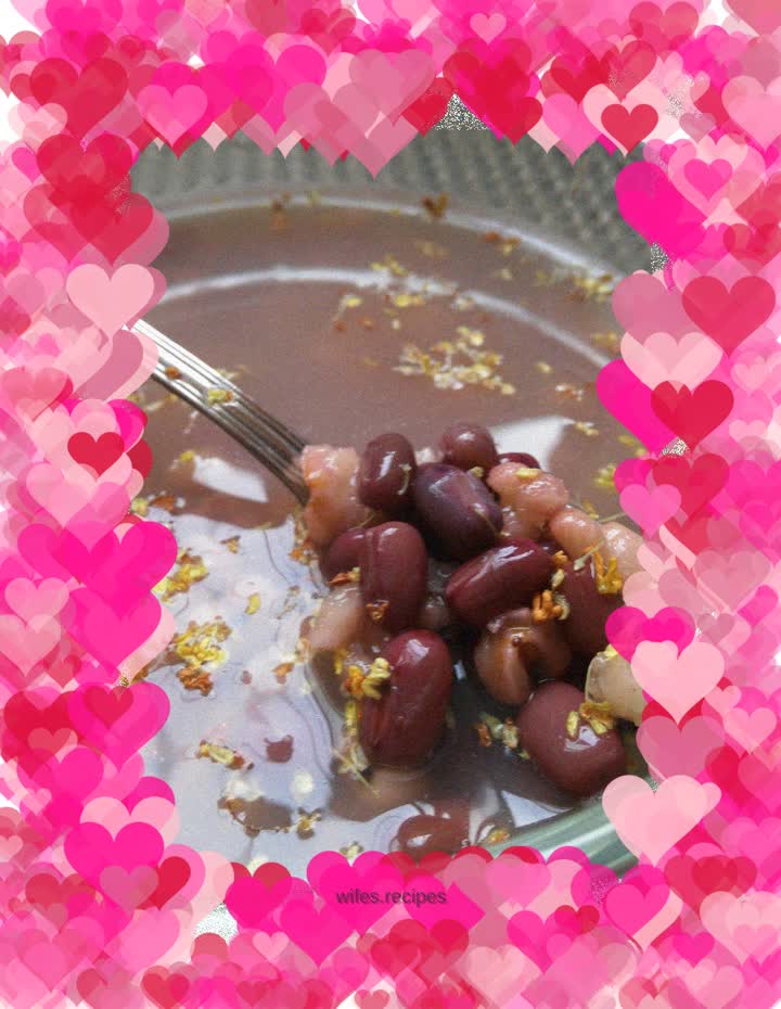 Adzuki beans and coix kernels