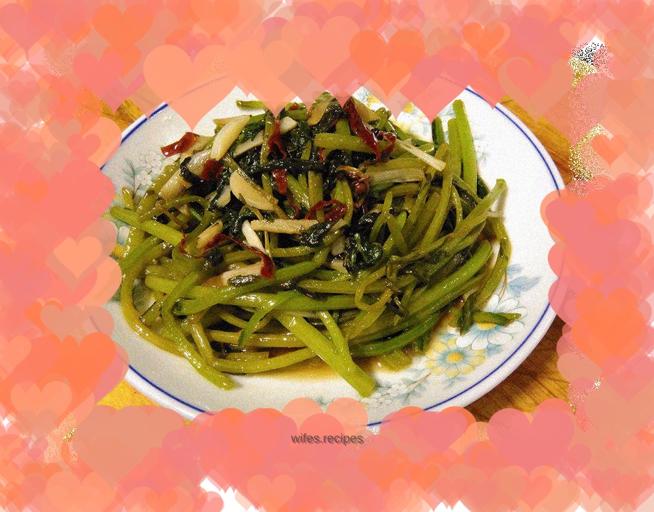Stir-fried chrysanthemum