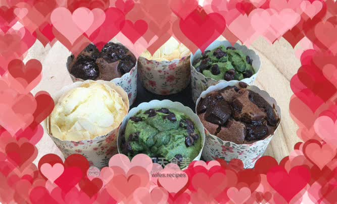 Super simple Starbucks three-color muffin cake, a quick family recipe with zero failure, great appearance, and no shrinkage.