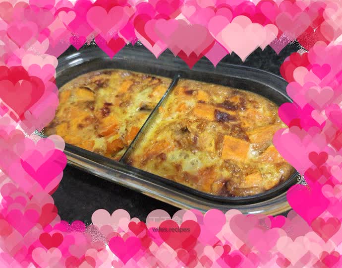 Sweet potato pudding