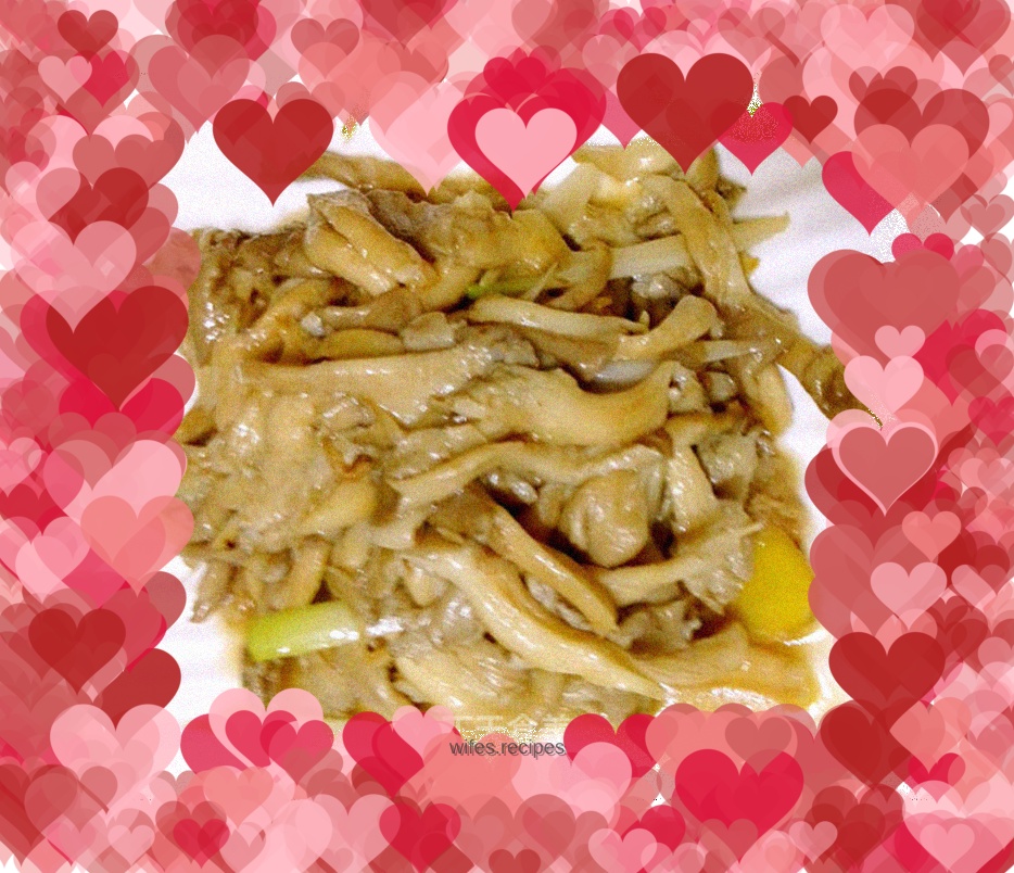 Quick fried mushrooms