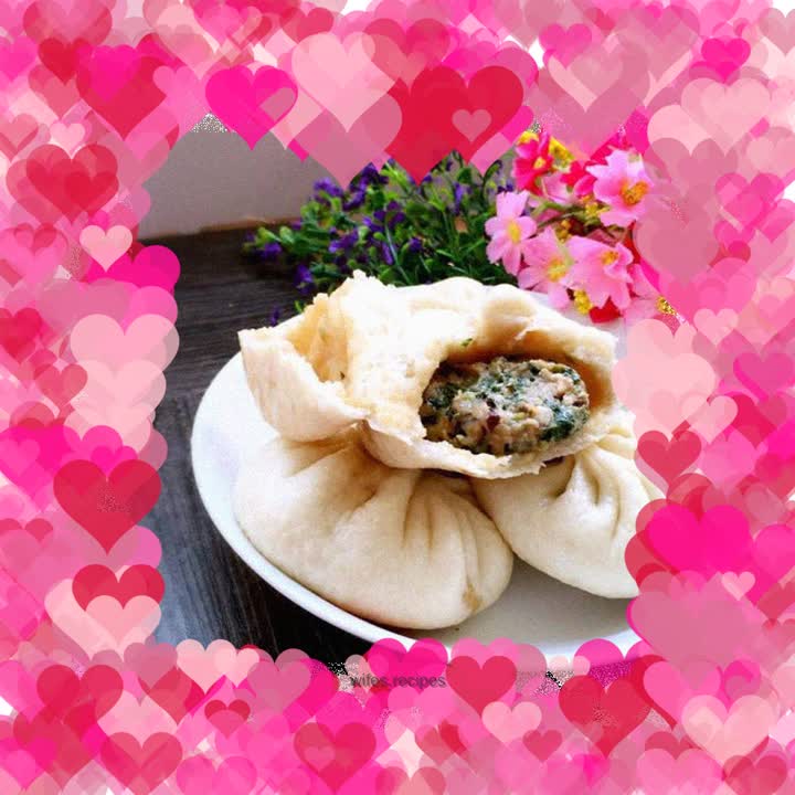 Malantou Mushroom Pork Buns