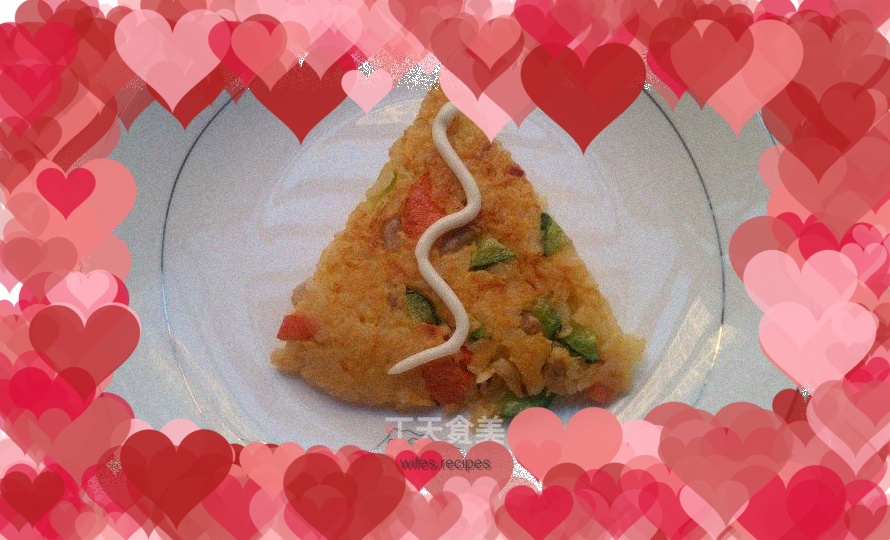 A gorgeous twist on leftover rice