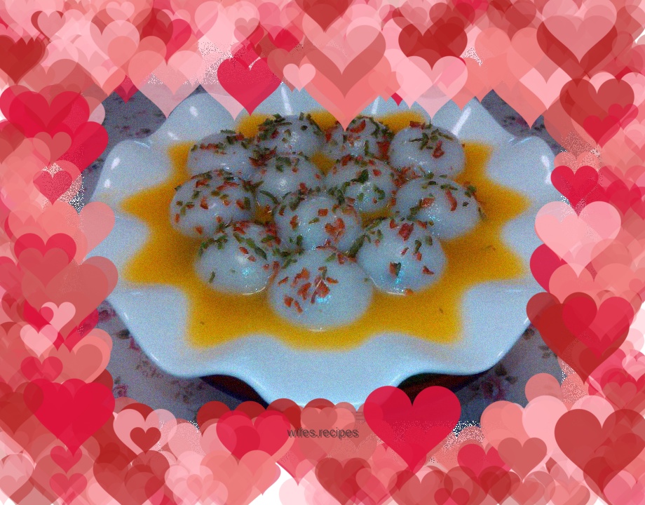 Delicious glutinous rice balls