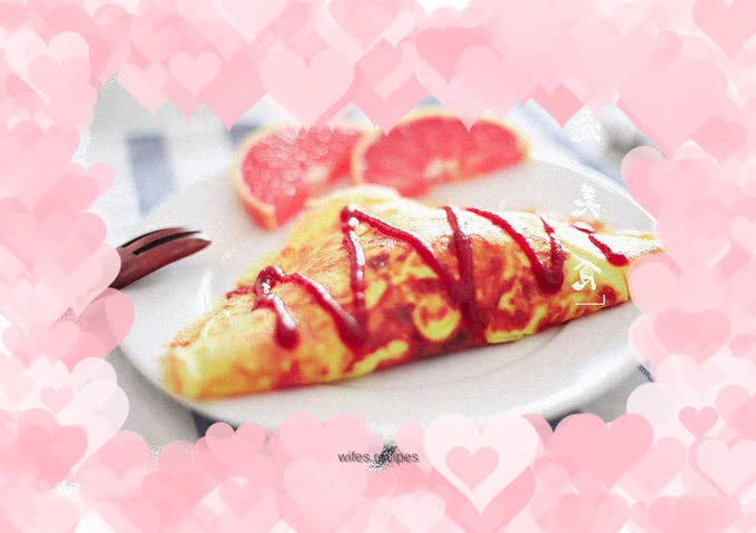 Japanese omelette rice