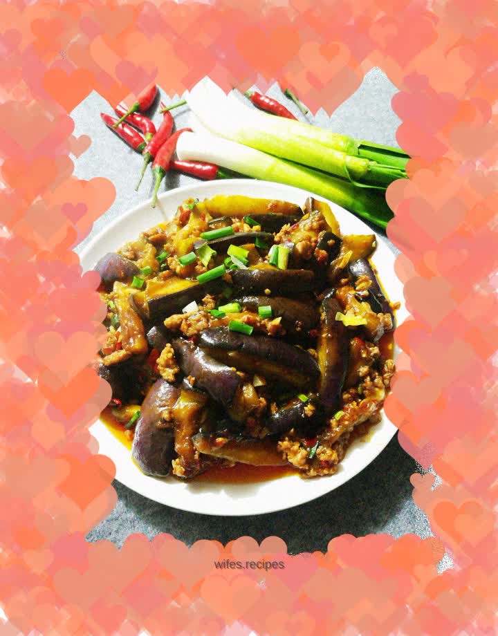 Eggplant with minced meat