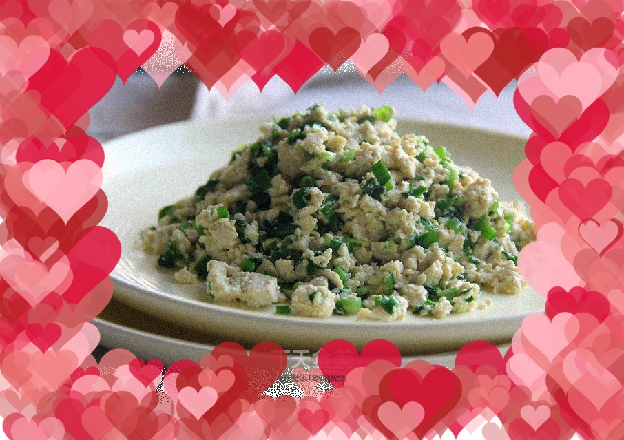 Chicken "braised" tofu