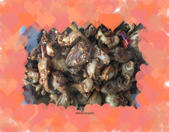 BBQ Stir-fried [Chicken Gizzards and Hearts]