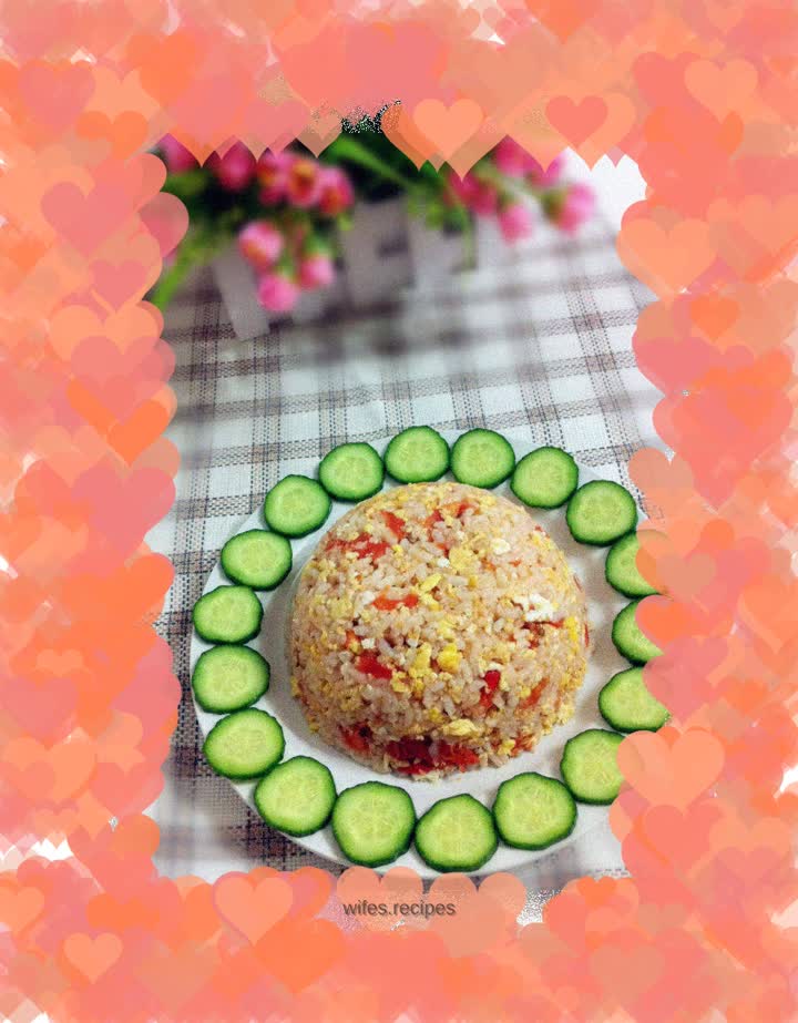Tomato and egg fried rice