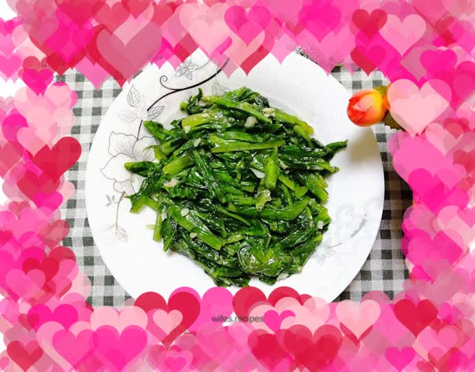 Ten-minute quick dish: Garlic lettuce