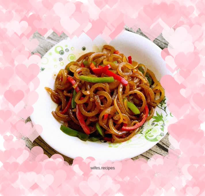 Stir-fried pork rinds