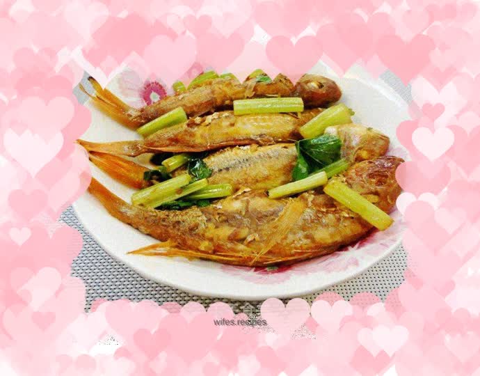 Braised golden thread fish