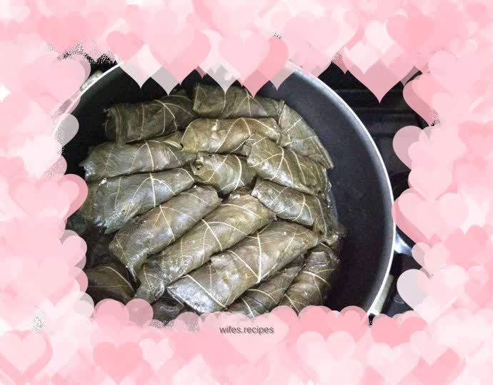 Grape Leaf Chicken Roll