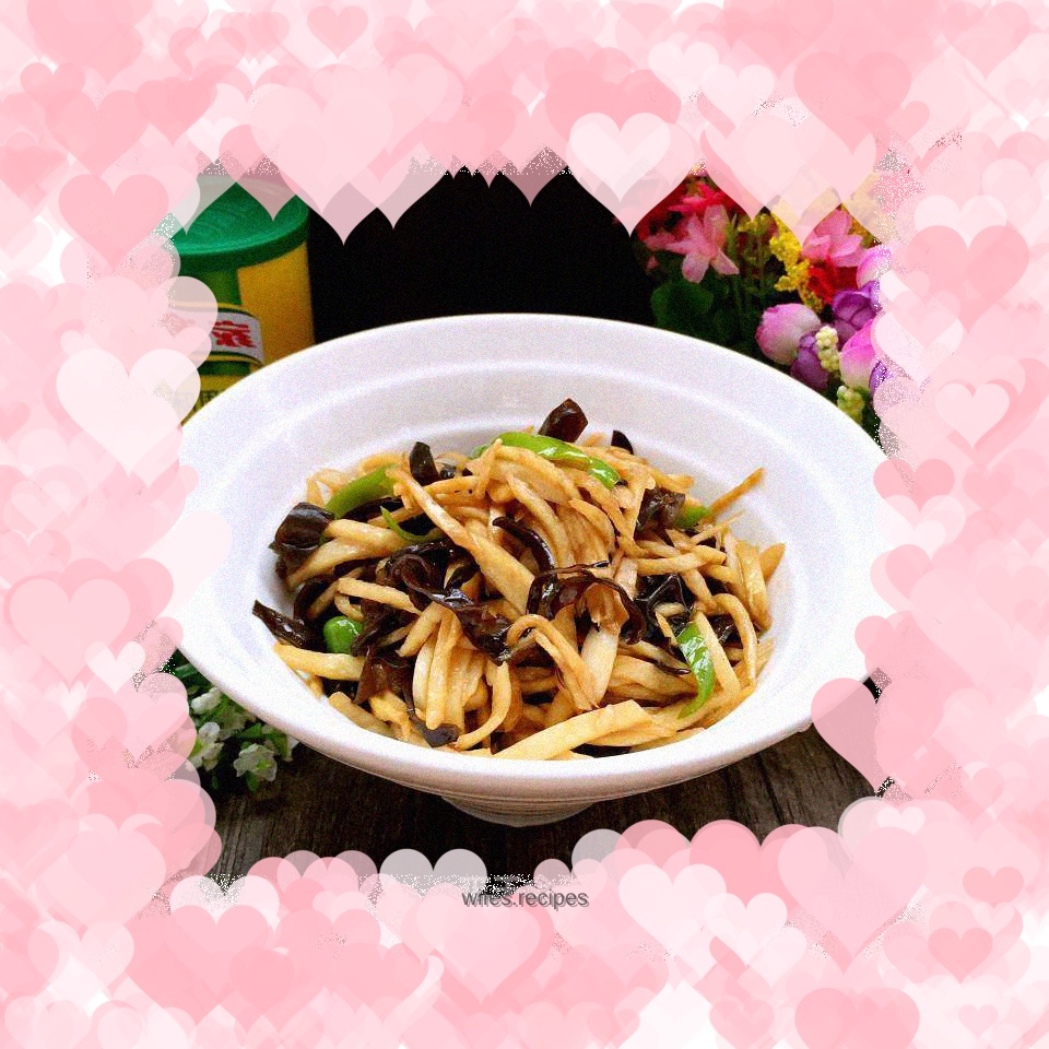 Sweet and sour black and white silk