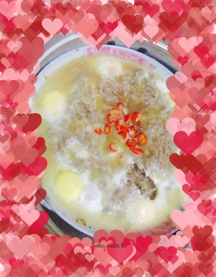 Geely steamed meatloaf!