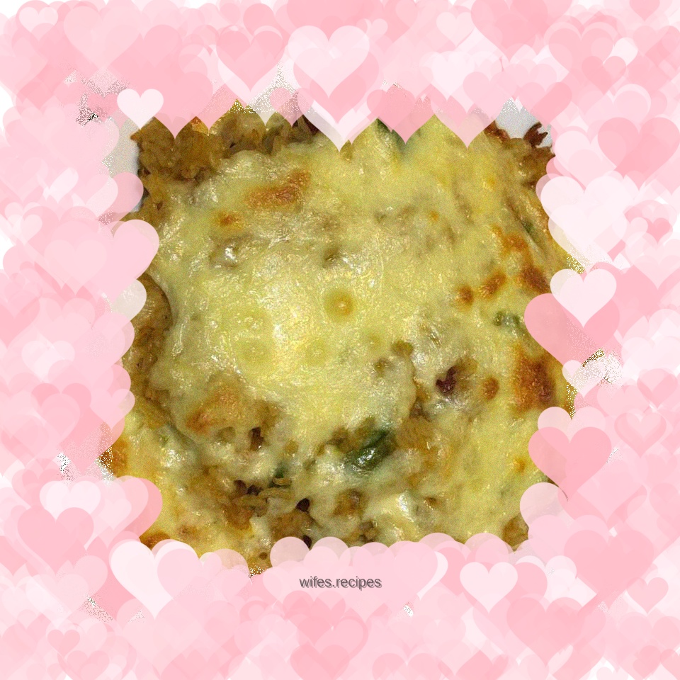 Cheese Pumpkin Baked Rice